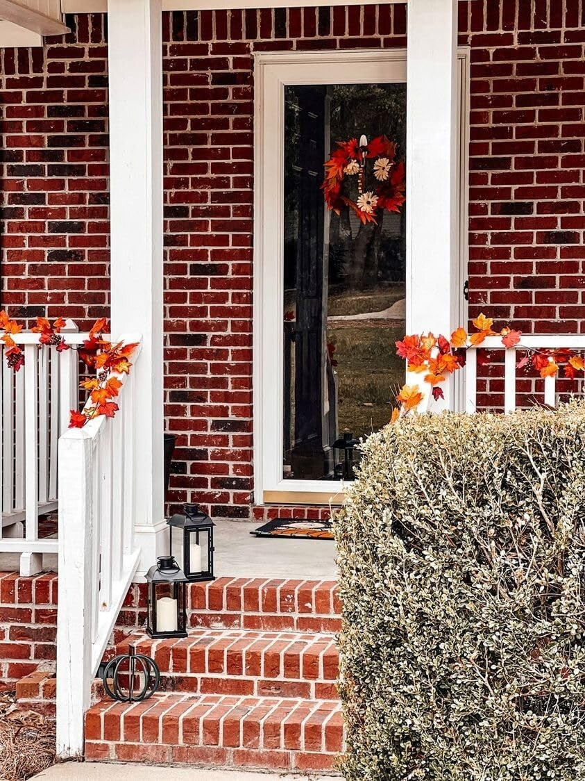 Modern 11 Inch Tall Solar Lantern Set with Stylish Black Metal and Glass Design