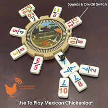 Load image into Gallery viewer, Premium Double 15 Domino Set with 9 Train &amp; 2 Chicken Markers - Travel Ready