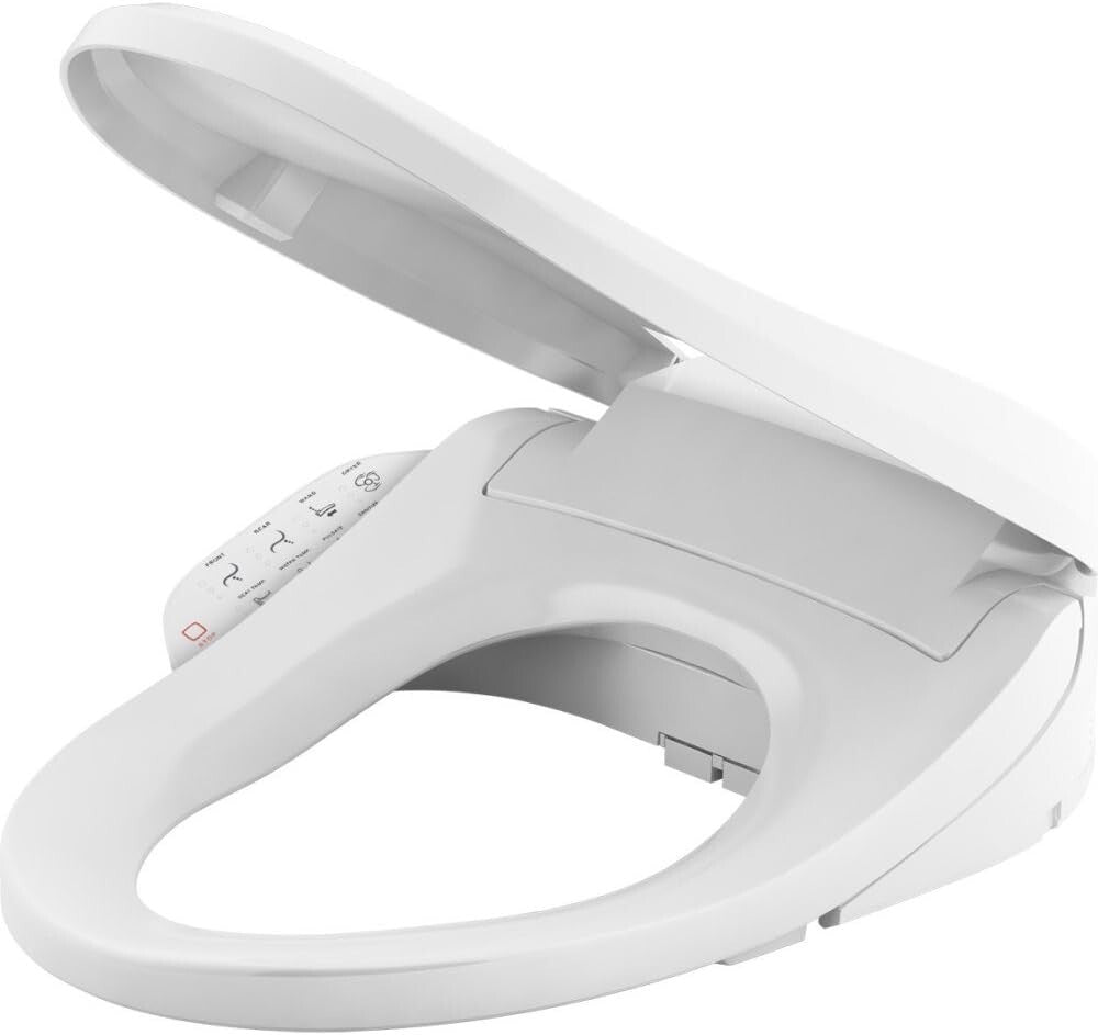 Comfort-Enhancing Heated Bidet Toilet Seat with Self-Cleaning Wand & Nightlight