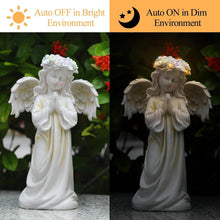 Load image into Gallery viewer, Solar Angel Garden Statue - Waterproof Praying Angel Figurine for Outdoor Decor