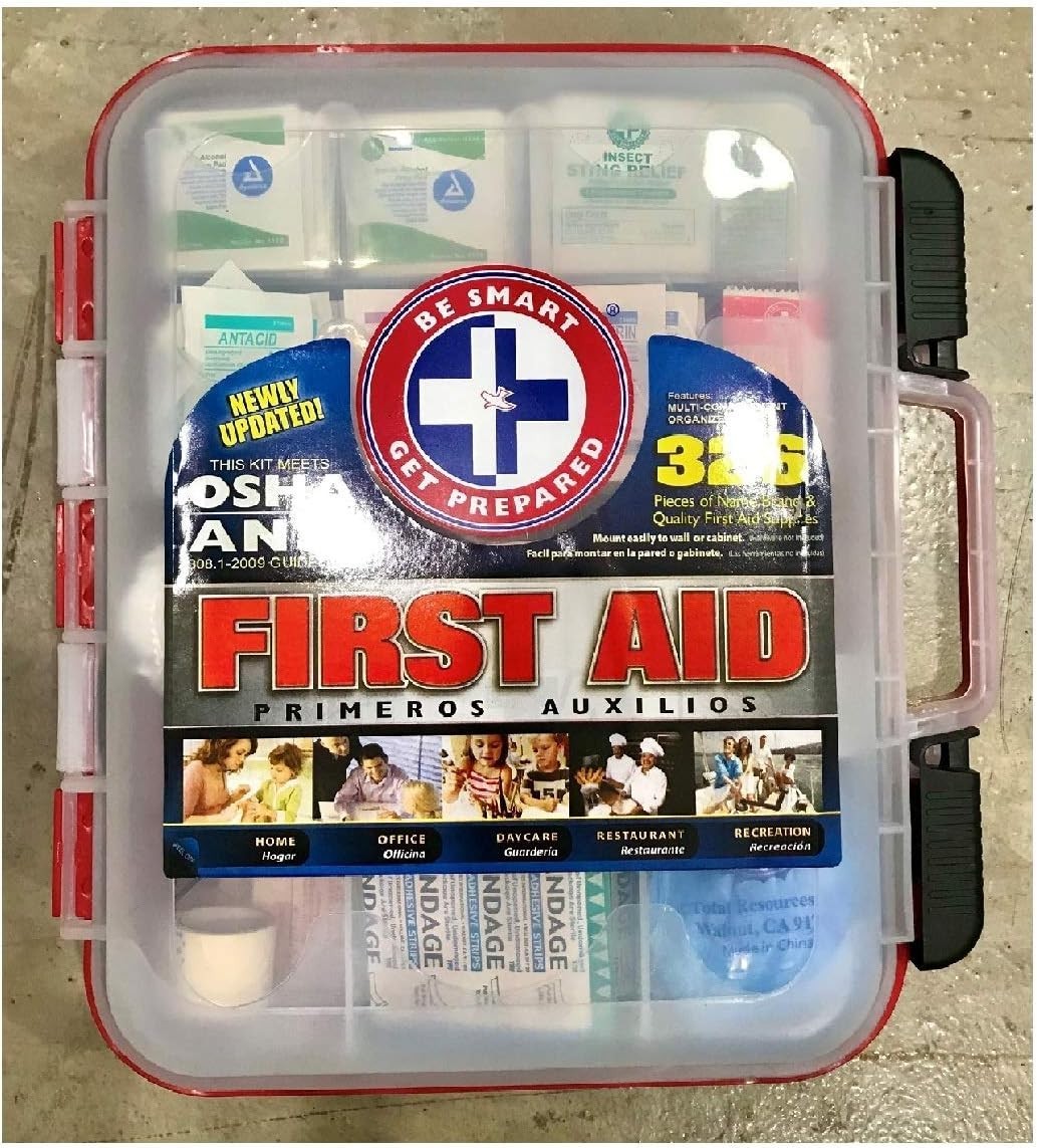 Emergency Preparedness Simplified: 326-Piece First Aid Kit for All Occasions