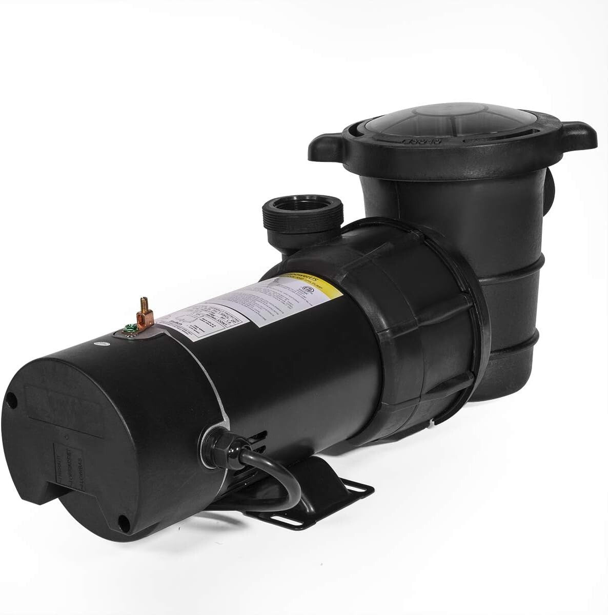 Self-Priming Dual Speed Pool Pump with 1.5” Hose Adapter, 75 GPM Flow Rate