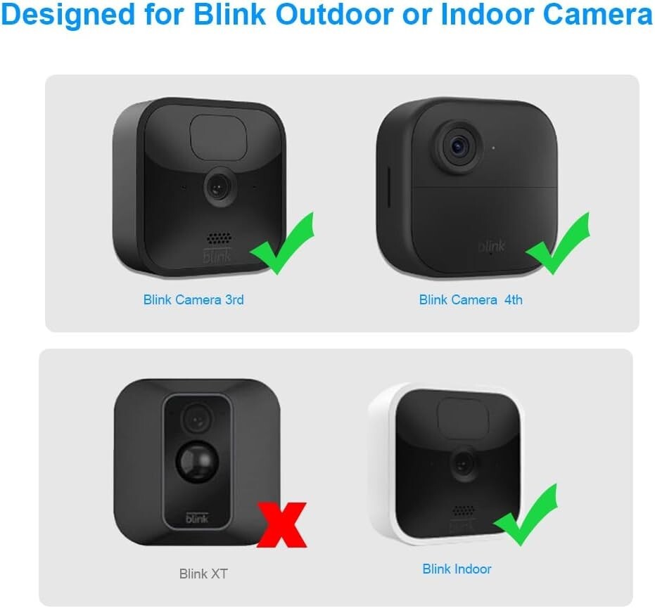 Reliable Weatherproof Protective Housing for Blink Outdoor 3rd & 4th Gen Cameras