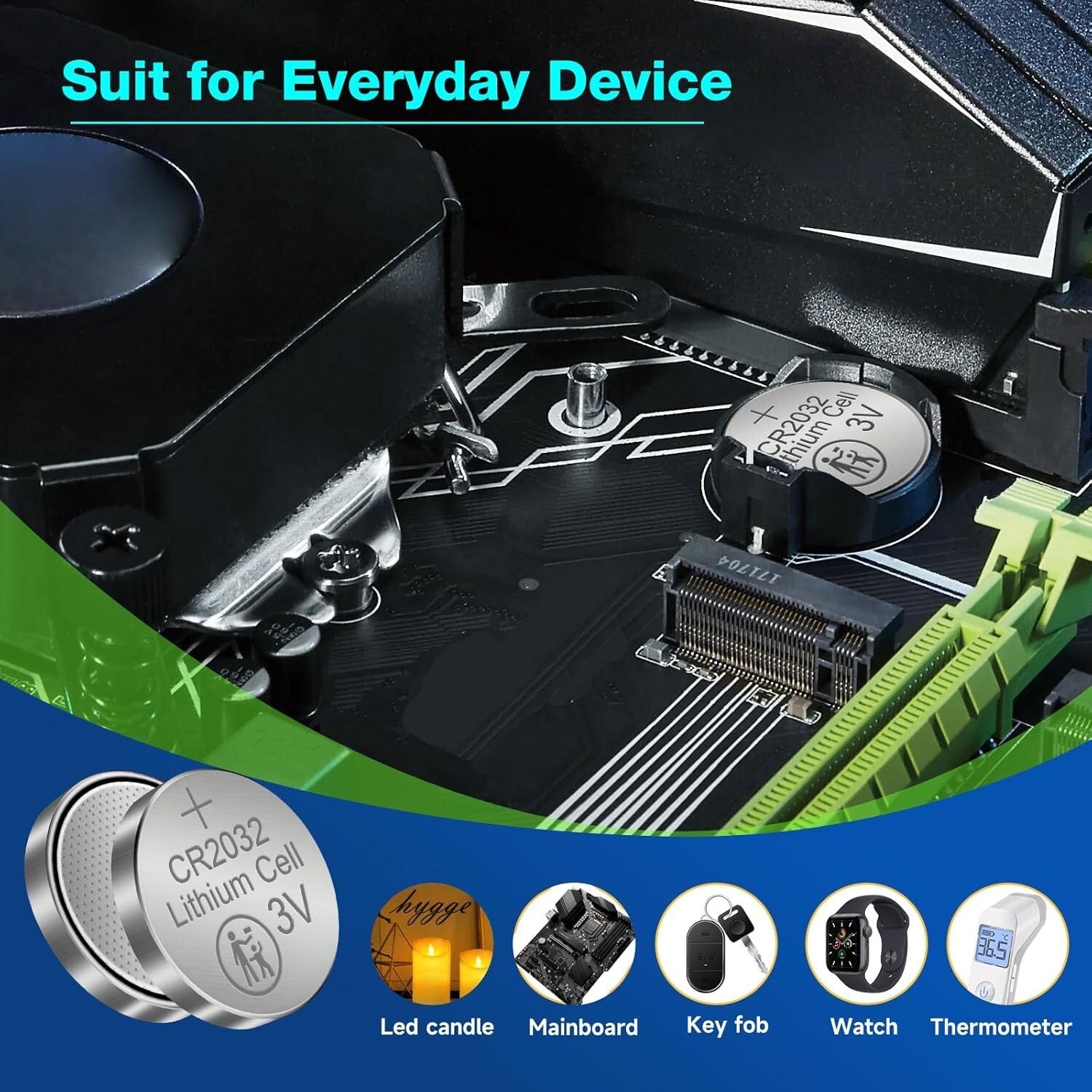 Versatile 3V Coin Lithium Batteries - 230 mAh, Individually Packaged - 200 Count