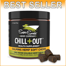 Load image into Gallery viewer, Chill + Out 30 Soft Chews – Natural Calming Treats for Pets' Emotional Balance