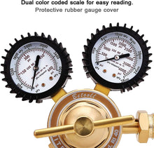 Load image into Gallery viewer, High-Performance Nitrogen Regulator 0-600 PSI with Gauge - Brass Inlet/Outlet