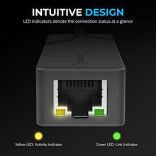 Load image into Gallery viewer, 5GbE USB-C Ethernet Adapter with Rugged Aluminum Body for Fast Connectivity