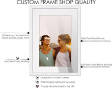 Load image into Gallery viewer, Versatile 11x15 White Frame with Acid-Free Mat for 9x13 Prints – Stylish Decor