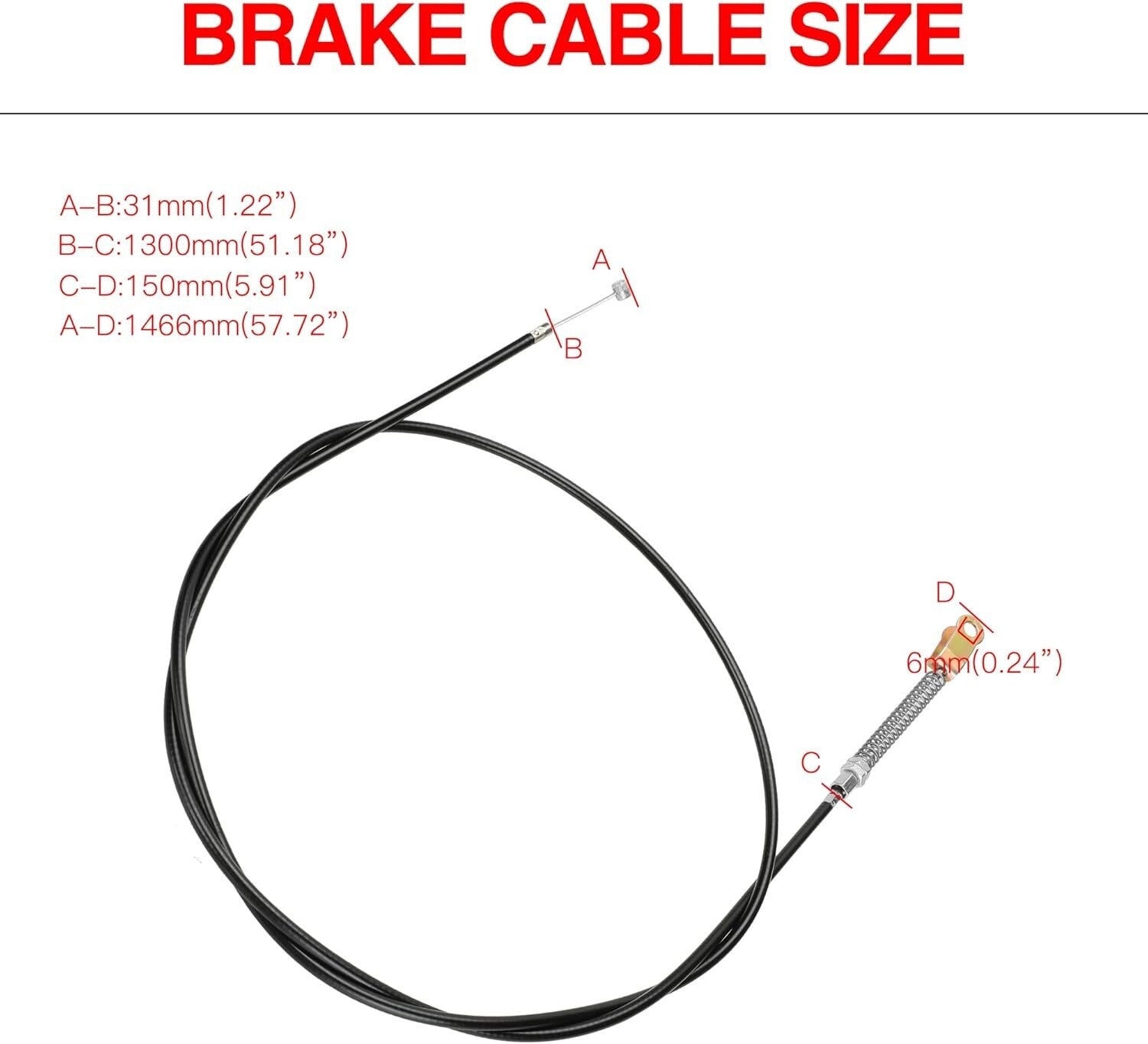 Upgrade Your Go Kart: Mechanical Brake Caliper & Cable Kit for Predator GX160