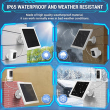 Load image into Gallery viewer, 3-Pack High-Efficiency Solar Panels for Ring Cameras - Continuous Power Solution