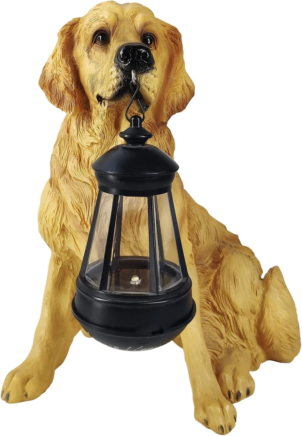 Weatherproof Golden Retriever Solar LED Garden Decor - Perfect Housewarming Gift