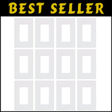 Load image into Gallery viewer, Oversized Screwless Wallplate for Decorator Switches - 12 Pack, Easy Install