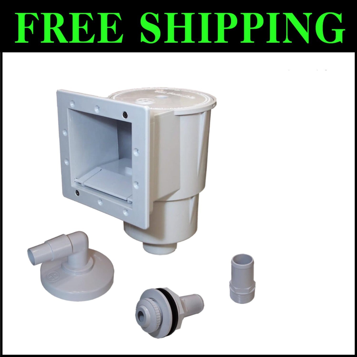 Custom Fit Dyna-Skim Pool Skimmer with Removable Weir for Easy Maintenance