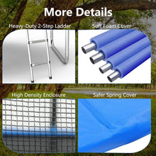 Load image into Gallery viewer, 8FT Outdoor Trampoline with Safety Enclosure &amp; Basketball Hoop for Hours of Fun