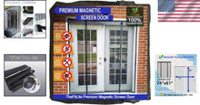 Load image into Gallery viewer, Durable Double Door Magnetic Screen Curtain - No Tools Required, Easy Setup