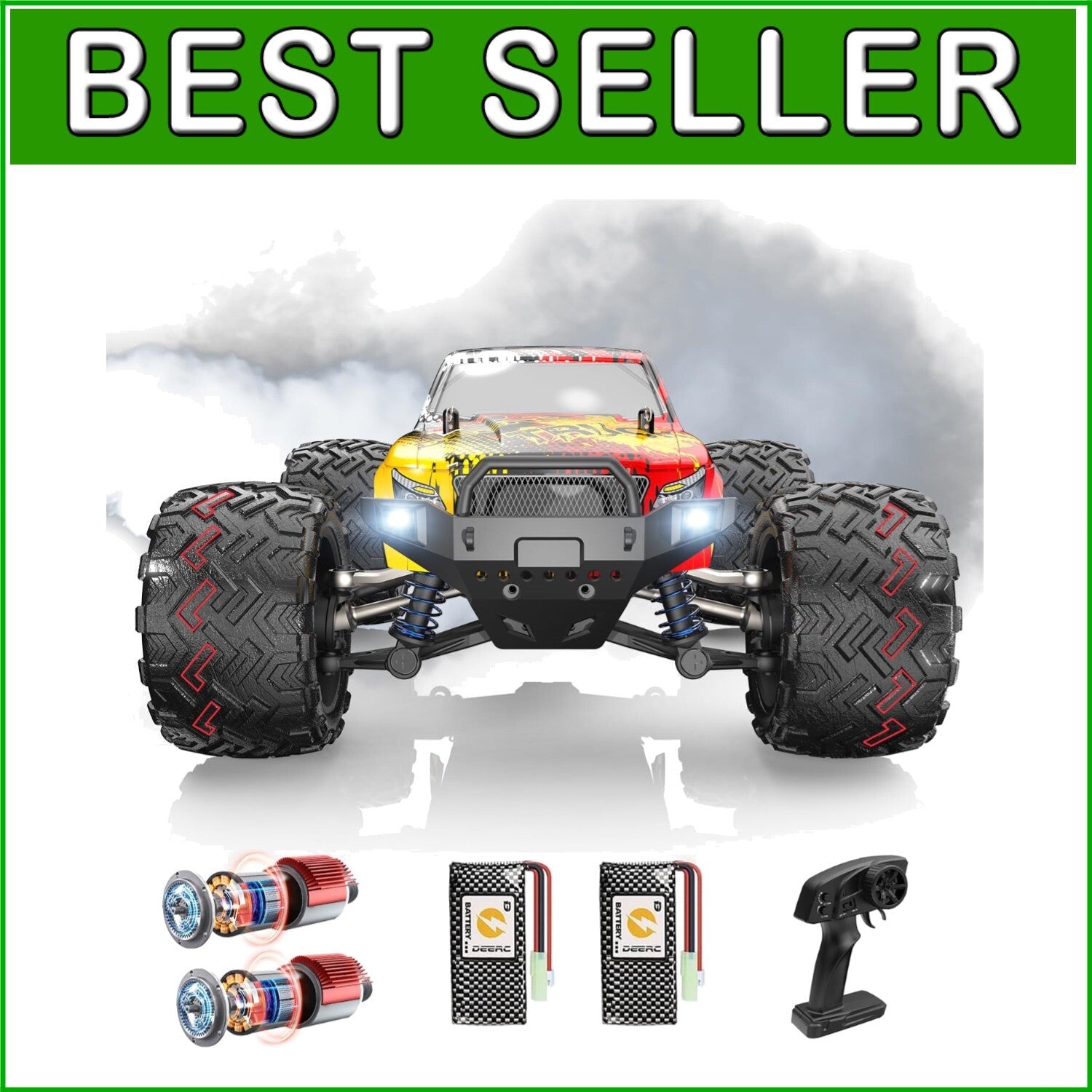 1:16 Scale High-Speed Remote-Controlled Truck - Ideal for Beginners and Kids