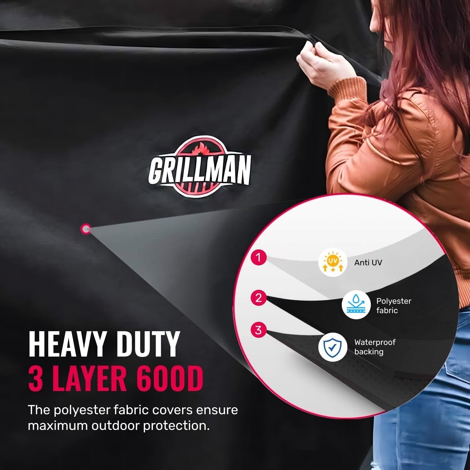 Durable and Waterproof BBQ Grill Cover - 72-Inch Protection Against Elements
