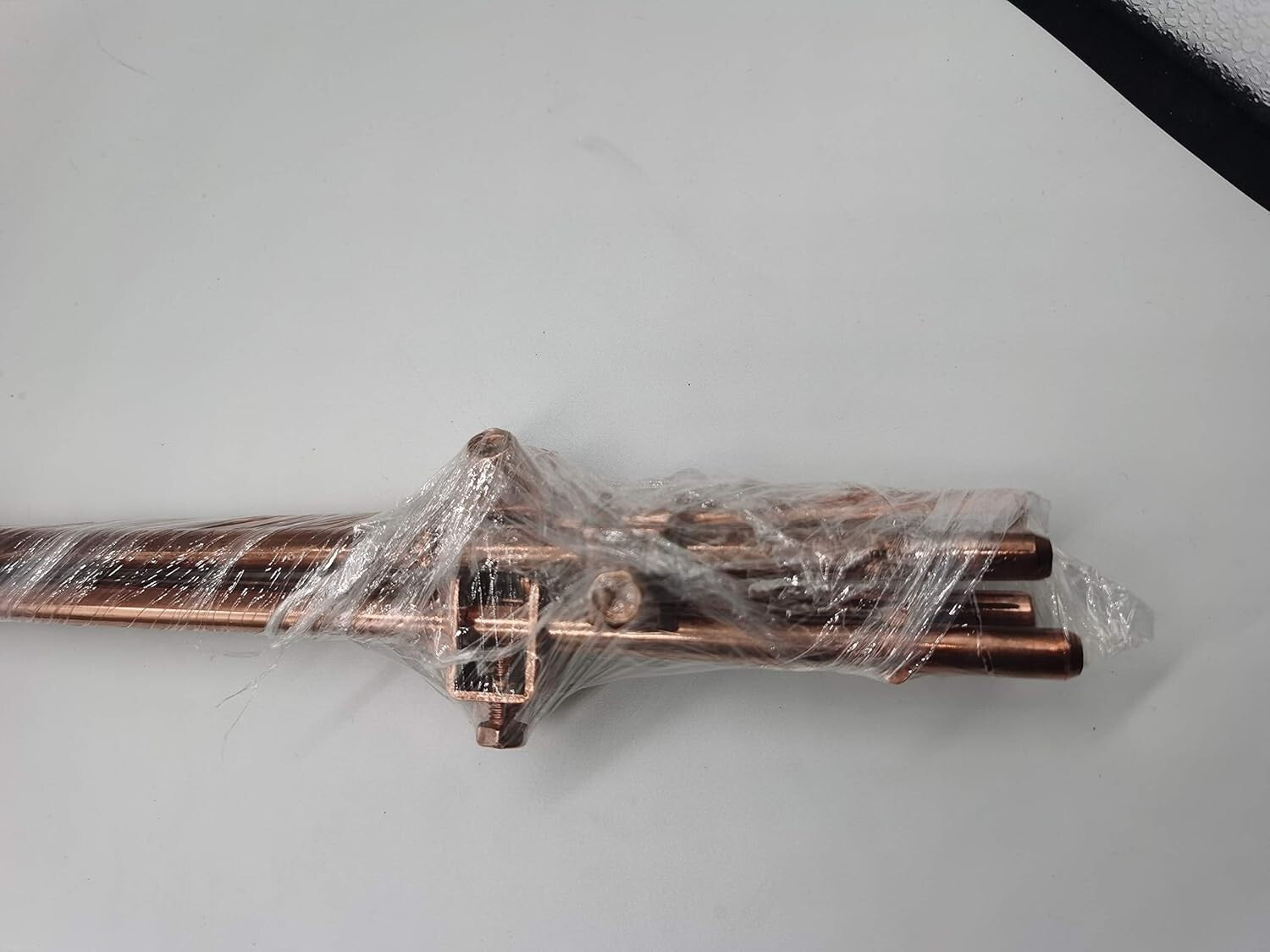 4 Premium Copper Bonded Ground Rods with Clamps - Essential for Grounding Needs