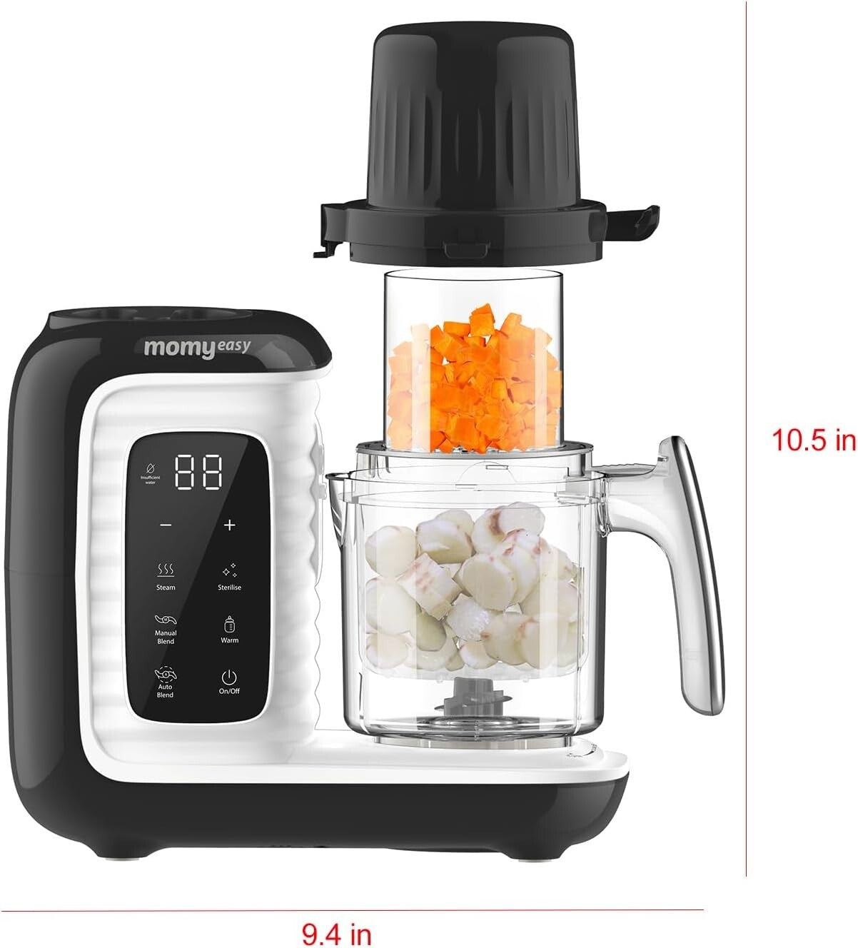 All-in-One Baby Food Maker: Steamer, Chopper & Warmer with Nutrient Preservation