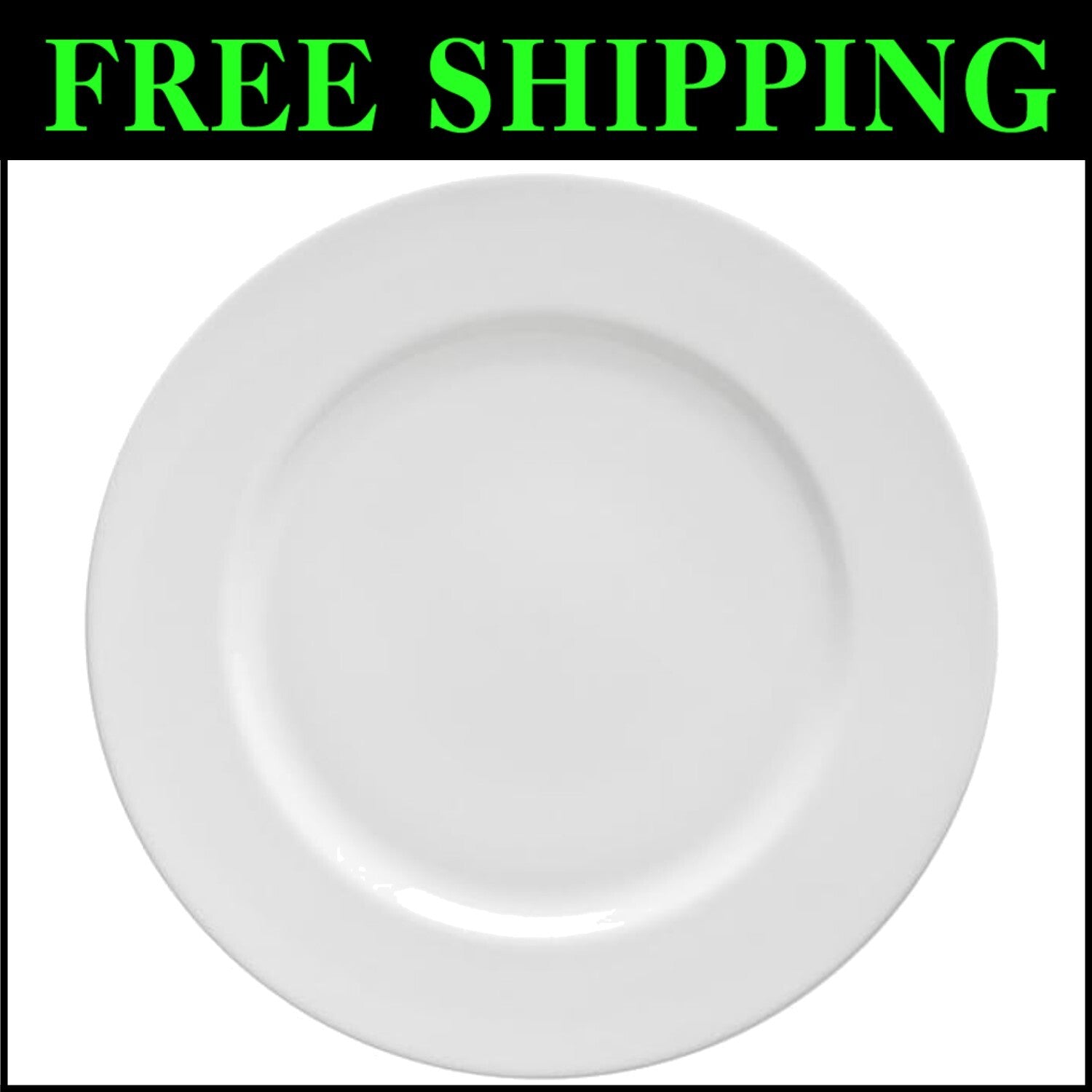 Set of 6 Royal White 7-Inch Bread & Butter Plates - Stylish & Durable Dinnerware