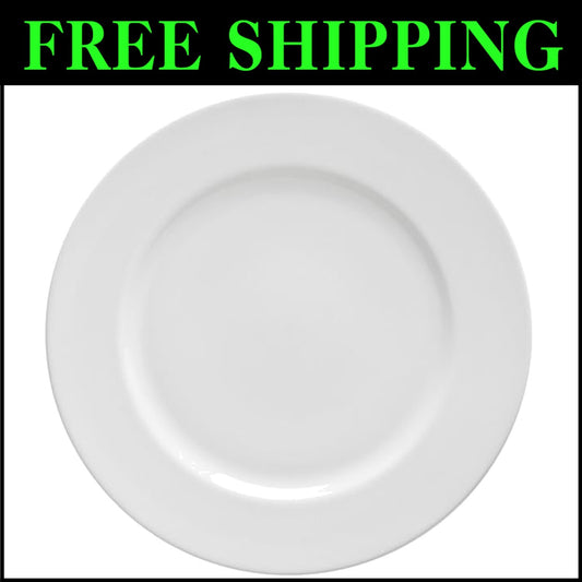 Set of 6 Royal White 7-Inch Bread & Butter Plates - Stylish & Durable Dinnerware