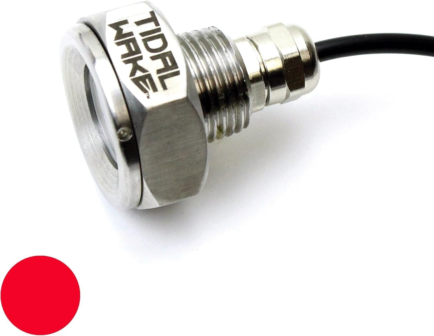 Effortless Underwater LED Light - Quick Connect for Boat Drain Plug Installation