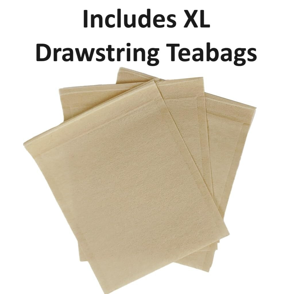 Brew Your Own Southern Iced Tea - 100 Organic Bags, 50/50 Blend for Fresh Flavor