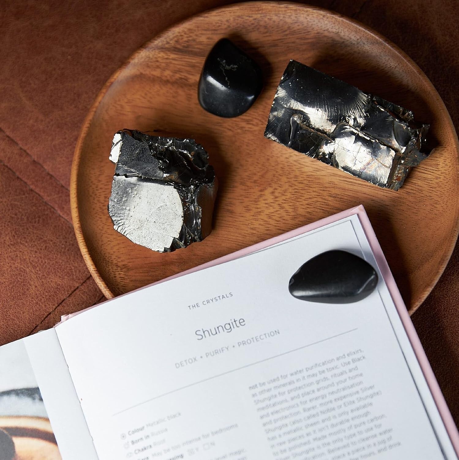 Natural Elite Shungite for Cleansing & Balancing - Premium Meditation Crystal