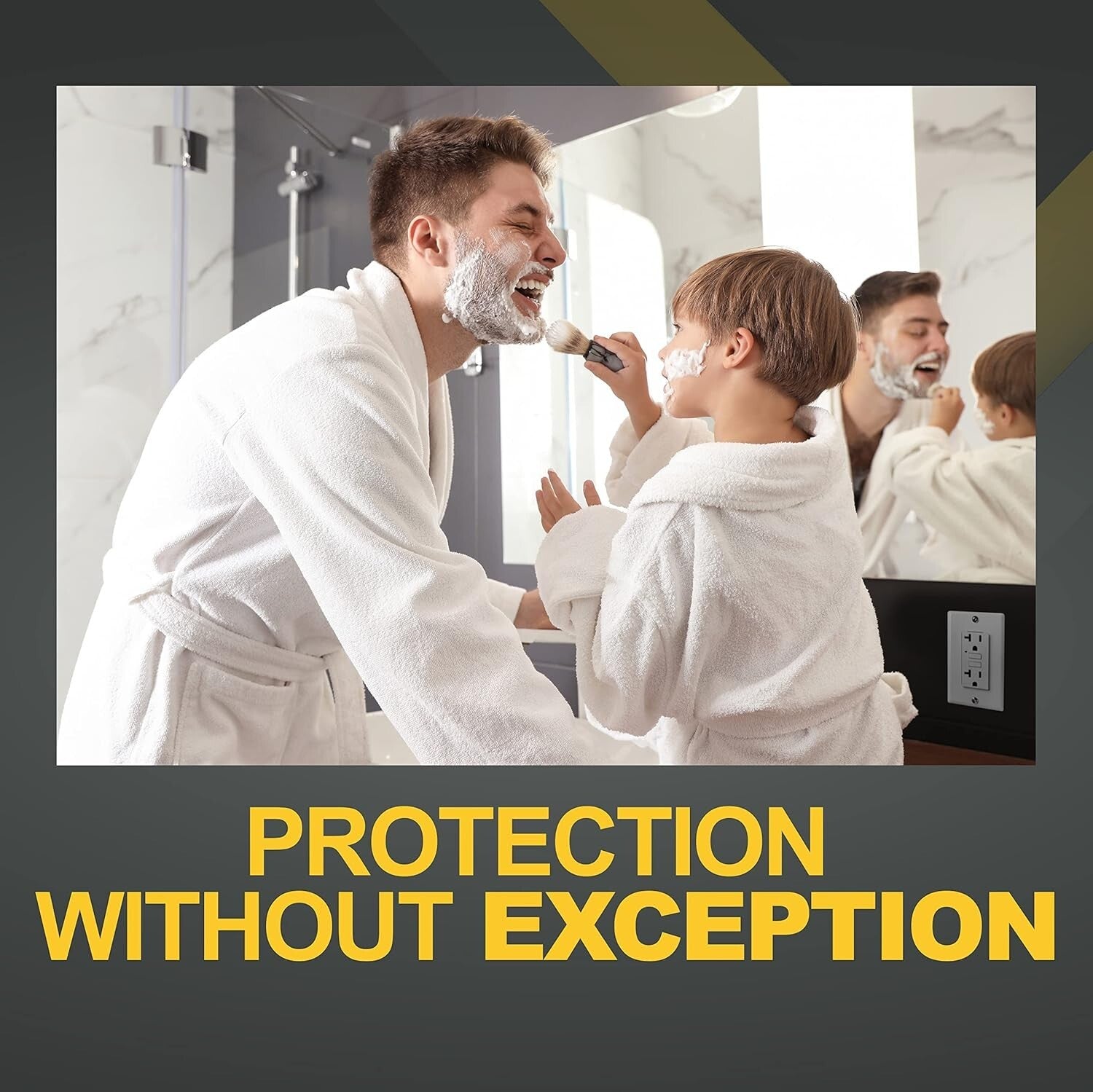 GFI Duplex Receptacles with LED Indicator - Non-Tamper-Resistant Safety Solution