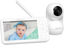 Load image into Gallery viewer, Infrared Night Vision Baby Monitor with ECO Mode and VOX Alerts for Parents