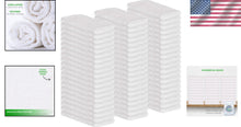 Load image into Gallery viewer, Durable 60-Pack White Terry Towels - Soft, Absorbent Washcloths for All Needs