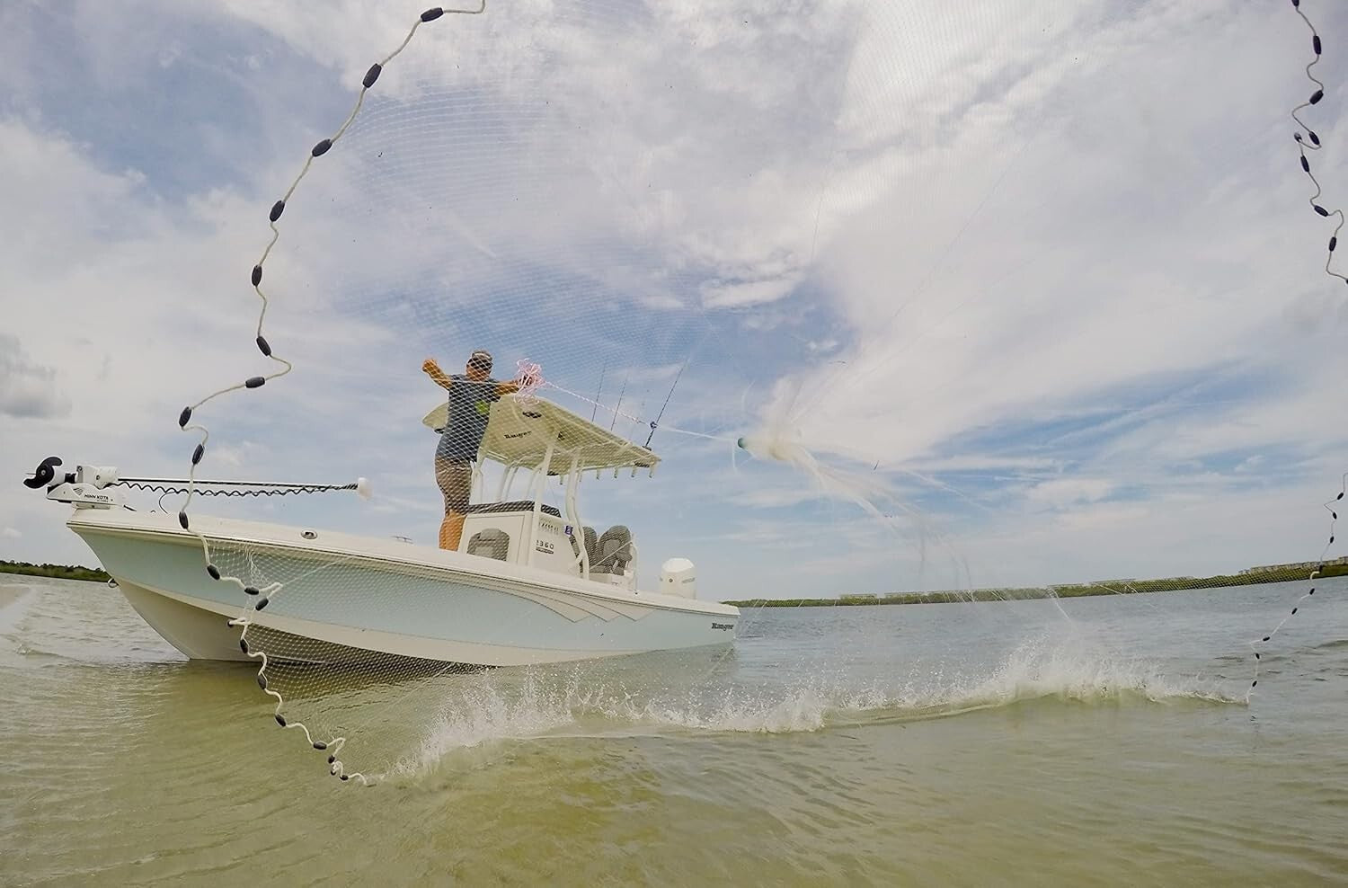 Versatile RS750L Super Spreader Net - Ideal 5' Radius for All Fishing Needs