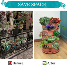 Load image into Gallery viewer, Space-Saving 5-Tier Terracotta Planter - Perfect for Vegetables and Succulents