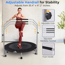 Load image into Gallery viewer, Portable 36/40" Mini Trampoline with Carry Bag - Ideal for Fitness Training