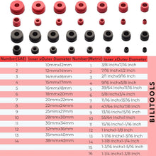 Load image into Gallery viewer, Lightweight 43-Piece Bearing Installation Kit with Standard &amp; Metric Adapters