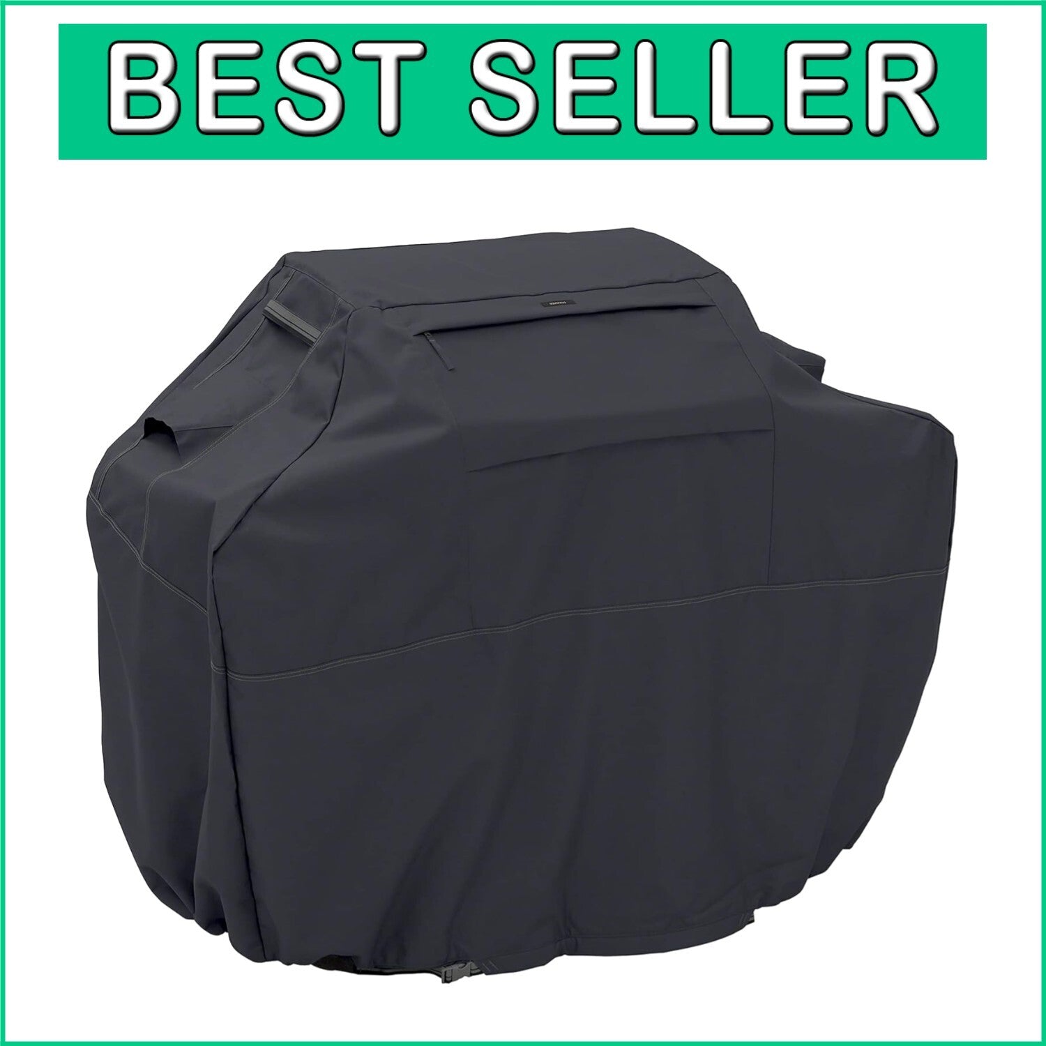 58-Inch Water-Resistant BBQ Grill Cover with Custom Fit - Heavy-Duty Protection