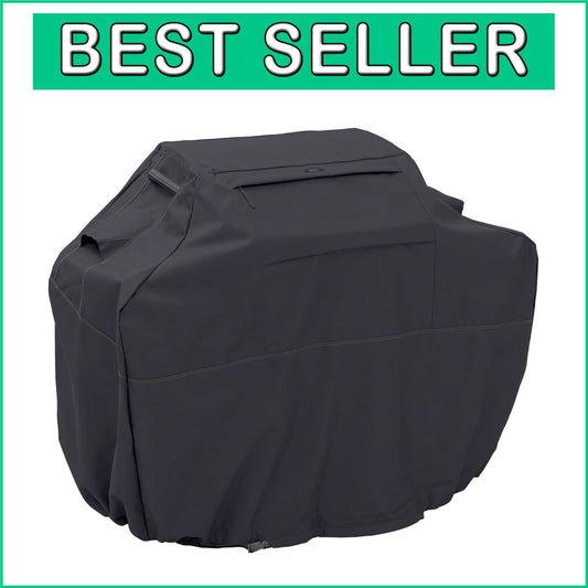 58-Inch Water-Resistant BBQ Grill Cover with Custom Fit - Heavy-Duty Protection