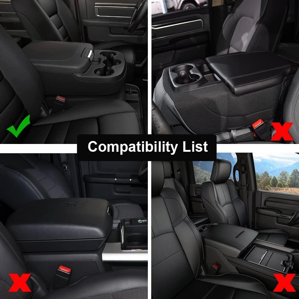 Custom Fit Waterproof Armrest Cover for 2013-2018 Ram 1500 & 2013-2024 2500/3500