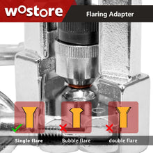 Load image into Gallery viewer, 9 Dies Complete Flaring Swage Tool Kit with Tubing Cutter &amp; Ratchet Wrench