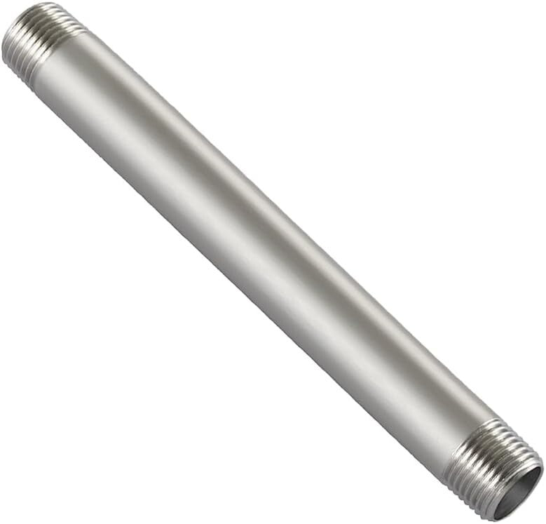 304 Stainless Steel 24" NPT Male Threaded Pipe Nipple for Enhanced Durability