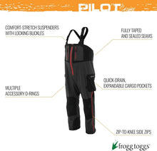 Load image into Gallery viewer, Men's Quick-Access Pilot Rain Bib with Zip Pockets - Fishing &amp; Hunting Essential