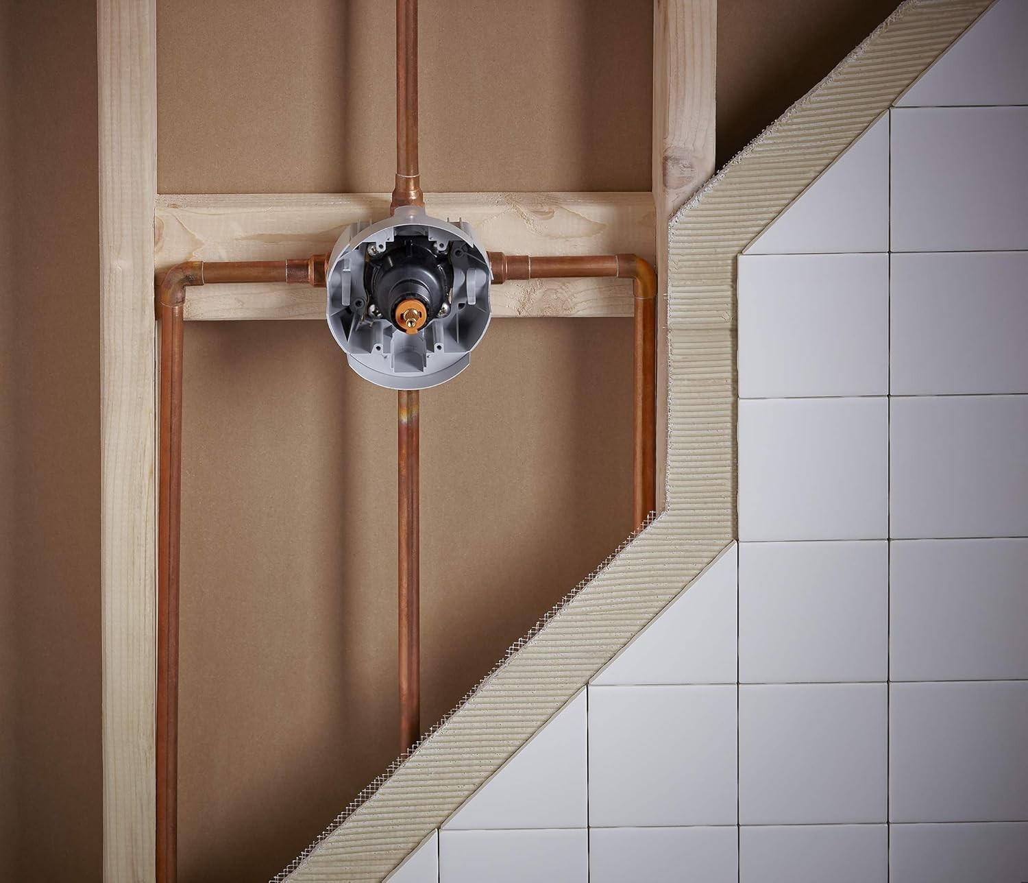 Durable Shower Valve Body & Cartridge Kit for Effortless Temperature Control