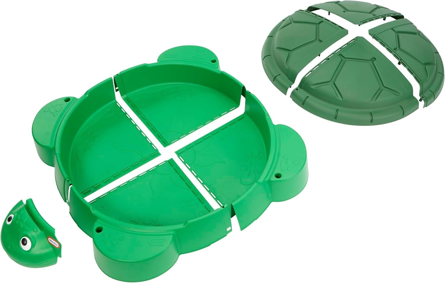 Outdoor Turtle Sandbox with 4 Built-in Seats - Perfect for Imaginative Play