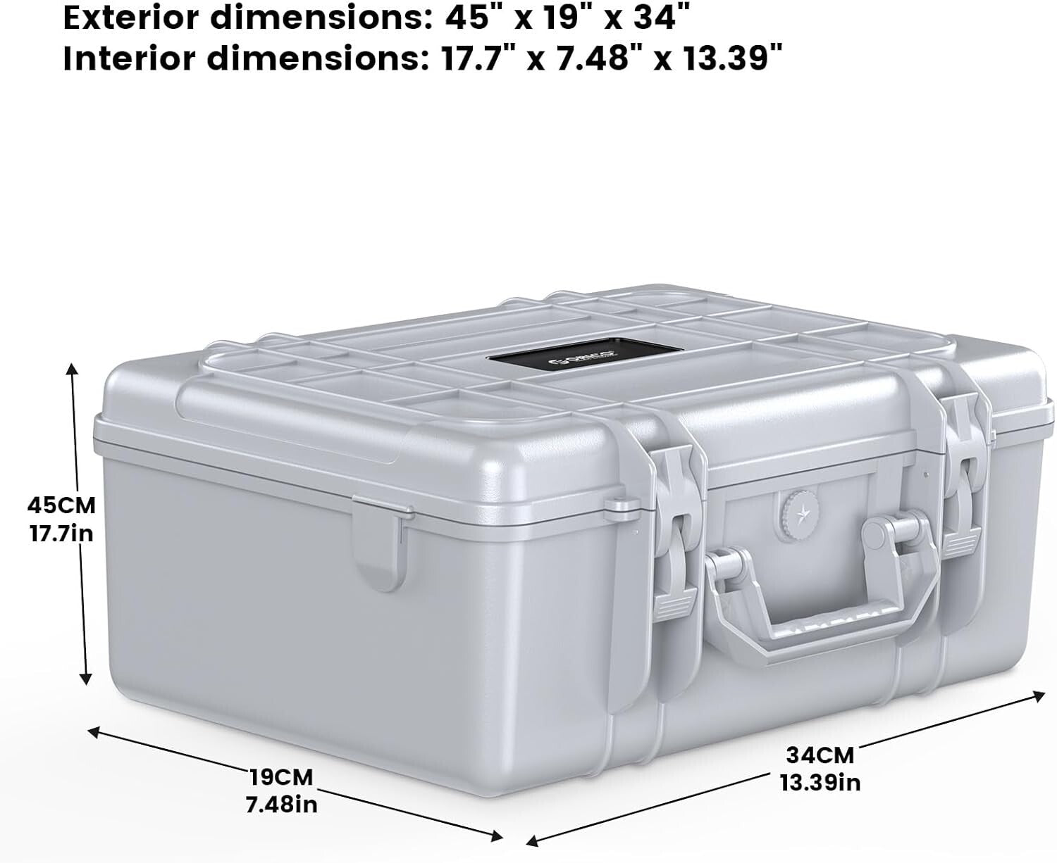 Durable Multi-Protection 3.5-Inch Hard Drive Carrying Case - 20 HDDs Capacity