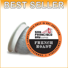 Load image into Gallery viewer, 80 Ct Compostable French Roast Coffee Pods - Compatible with Keurig 2.0 Brewers