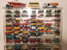 Load image into Gallery viewer, Clear Acrylic Wall-Mounted Cabinet with 56 Slots for 1/64 Scale Car Models