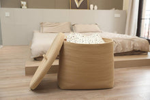 Load image into Gallery viewer, Stylish 22" Rectangular Storage Basket - Soft Cotton Rope for Home Organization