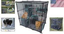 Load image into Gallery viewer, Outdoor Mega Cat Playset - Spacious &amp; Durable Mesh Jungle Gym for Cats