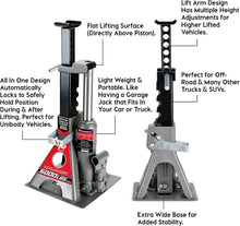 Load image into Gallery viewer, Heavy Duty Hydraulic Jack with Safety Ratchet for Secure Vehicle Lifting