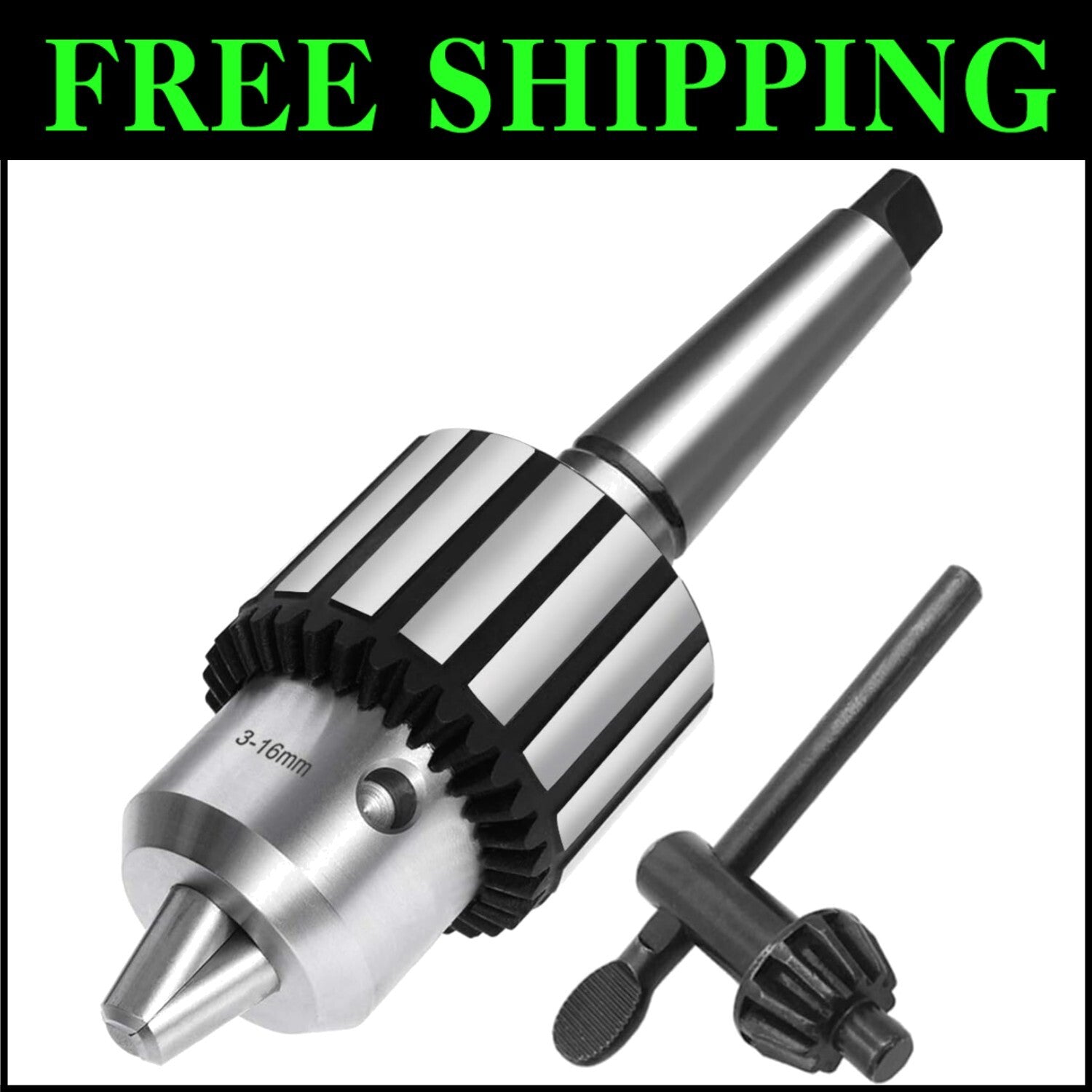 5/8" Keyed Drill Chuck with Morse Taper Arbor B18 – Smooth Drilling Power